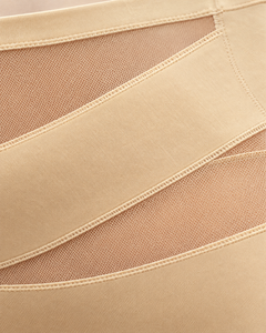 Close-up of the breathable mesh fabric